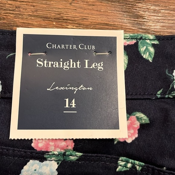 Charter Club Straight Leg Tummy Slimming Pants Size 14 - Picture 7 of 7